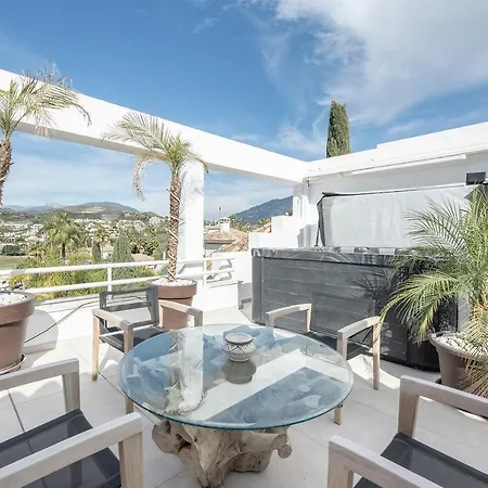 公寓 Alcores Del Golf, Oustanding Luxury Penthouse 马尔韦利亚